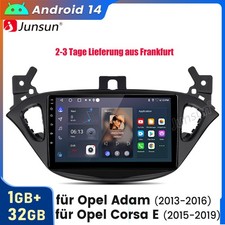 1+32GB Android 14 Für Opel Corsa E / Adam Autoradio GPS Navi WIFI FM RDS SWC DAB