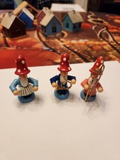 ESCO Erzgebirge Ostern - 3Stück Glücksmann SELTEN !!!