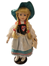 Puppe "Heidi" Casa Collection, 42cm, incl. Ständer, gebraucht aus Nachlass