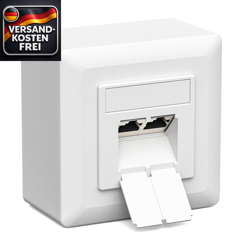 Netzwerkdose port gbit s - netzwerkdose, 10
