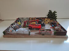 Kibri Faller H0 Diorama Schrottplatz UNIKAT ! Schrott-Verwertung Wertstoffhof HO