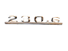 Typenschild 230.6 "Repro"   für Mercedes PKW   114 817 08 15