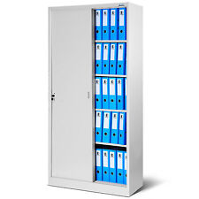 Büroschrank Aktenschrank Metallschrank Schiebetürenschrank Schiebetüren Metall