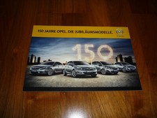 Opel Sondermodell 150 JAHRE Prospekt 12/2011 Opel Insignia Astra Meriva Corsa