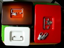 Geldkassette Geldkasse Geldschein Dokumenten Box Schmuck Aufbewahrung Banknoten