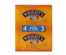Wrights Coal Tar Traditional Soap 100g (4 Soaps for the price of 3)