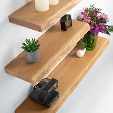 Rikmani Wandregal Holz massiv