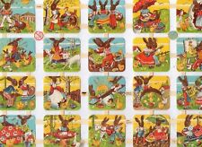 1 Bogen Glanzbilder Poesie Tiere Ostern Hasen Kücken mit Glitzer ef 7458 Nr.363