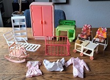 Barbie * Möbel & Kleidung * Vintage 70er, 80er, 90er * Sammlung, Konvolut * TOP!