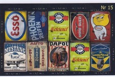 5 x Alte Blechschilder Werbung