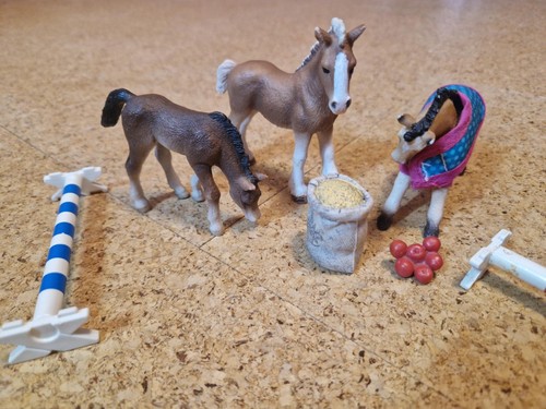 Schleich fohlen ponys - schleich, mit