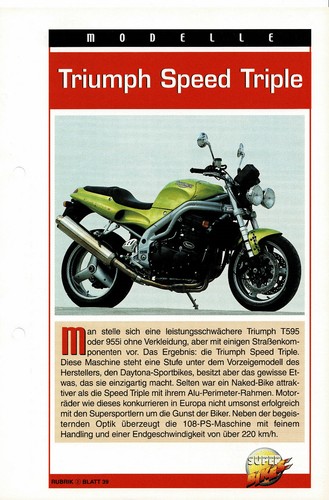 Triumph speed triple - triumph,