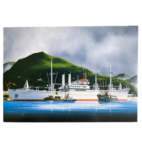 Postkarte schiff cap san - ak,