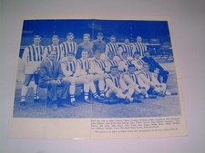 WEST BROMWICH ALBION FC WBA FC 1967-68 FILM SHOW PROGRAMME SIGNED RE-PRINT x 21
