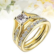  Ring Verlobung Schmuckset