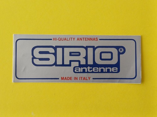 Aufkleber radio sirio - aufkleber,