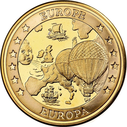 Monaco medaille ecu - monaco,, europa