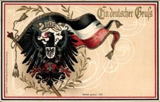 Präge Wappen Ak Ein Deutscher