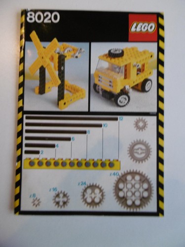 Lego anleitung 8020 - anleitung, technik