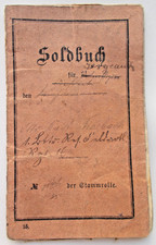 Soldbuch 1914-18 FeldArtRgt