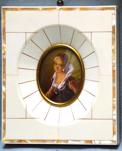 Kleines gemälde miniatur - kleines,