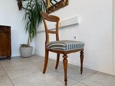 Biedermeier Sessel Stuhl Nussholz Rarität Antiquität G1858-1