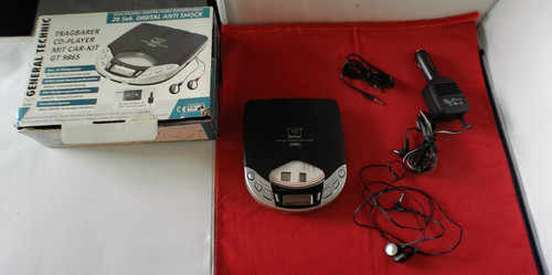 Tragbarere player mit - cd-player,