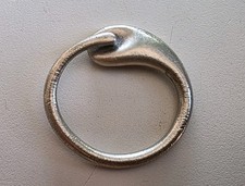 Elsa Peretti® Eternal Circle key ring,  Sterling silver. Schlüsselanhänger -Ring