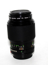 Canon Makro Lens FD 100mm 1:4 Objektiv