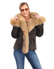 A5876 LEDERJACKE MIT FUCHS