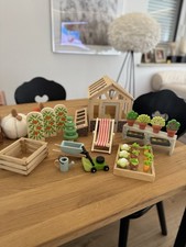 Tender lear Gewächshaus Holzspielzeug Montessori Waldorf