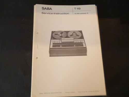 Original service manual - original,