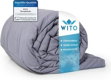 WITO Gewichtsdecke Therapiedecke Schwere Decke Schlafhilfe - 155x200cm 5kg / 8kg