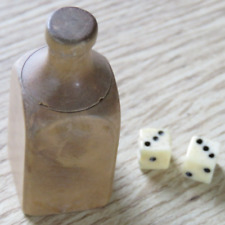 Vintage Miniatur Baum Flasche Schraubdeckel Würfel Shaker für Brettspiel.