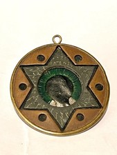 VINTAGE DR LOWDERS MEDIZINISCHER MAGNETO BATTERIE QUACKSALBER GERÄT 1870ER MEDAILLE ANHÄNGER