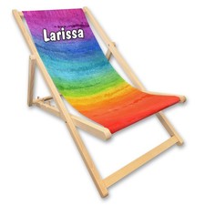 Liegestuhl mit name - liegestuhl,