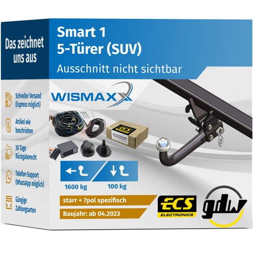 Anhängerkupplung für smart - anhÄngerkupplung,