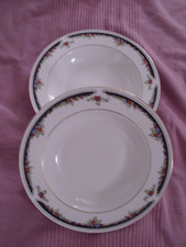 China Pearl Fine China 1789  Rebecca 2 x Suppenteller Teller tief fast neu..