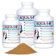 AQUA-5 PLUS Milchsäurebakterien & Probiotika Süß- Salzwasser Koi Teich Aquarium
