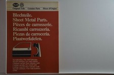 Audi Katalog Blechteile Bildkatalog Audi 80 90 100 200 coupe Ausgabe 01/1981