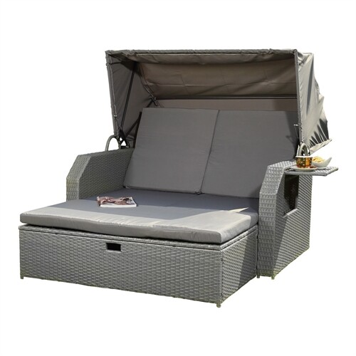 Strandkorb dach sonnenbett - dach,