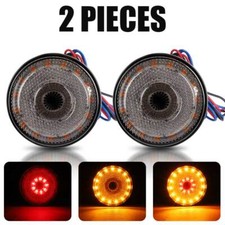 2* Motorrad LED Blinker Rund
