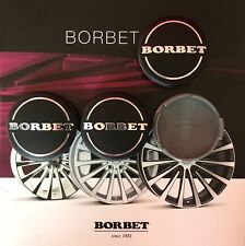 4 BORBET NABENDECKEL SCHWARZ