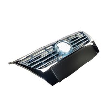 Kühlergrill Frontgrill Grill vorn VW Passat 3C B6 BlueMotion Chrom Blau ohne PDC