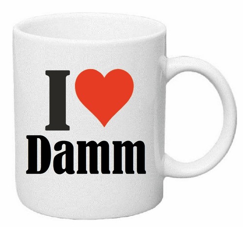 Kaffeetasse love damm - kaffeetasse,