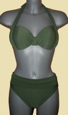 BÜGEL-BIKINI khaki-oliv-grün