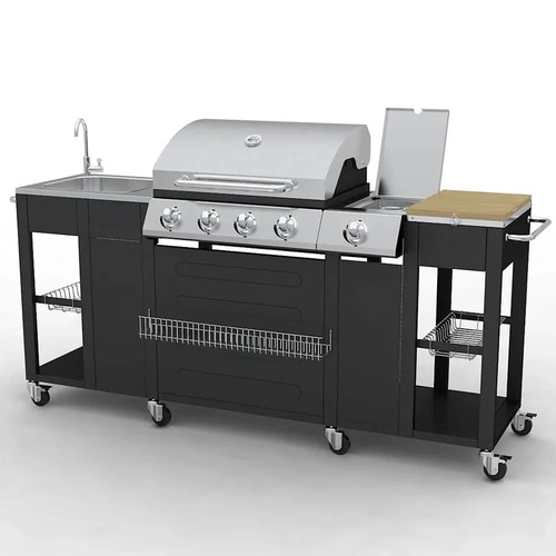 Gasgrill vidaxl kochzonen - vidaxl, 4+1