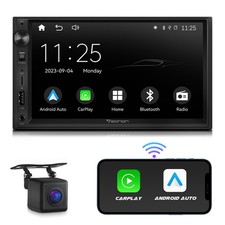 Eonon Doppel DIN 7" QLED Android Auto Autoradio CarPlay Bluetooth DSP Navigation