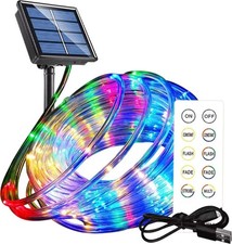 HandyLux Lumisnake USB & Solar-LED-Lichterkette Lichterschlauch Innen & Außen