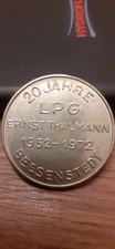 DDR Medaille 20 Jahre LPG Ernst Thälmann 1952 - 1972  Beesenstedt 